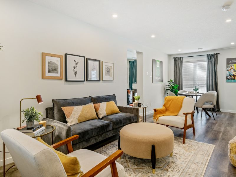 Zen livingston townhomes mainfloor lounge