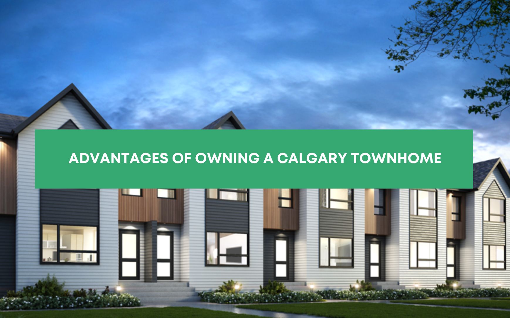 Advantages of owning a calgary townhome 2