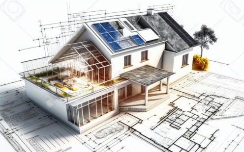 preconstruction home blueprint