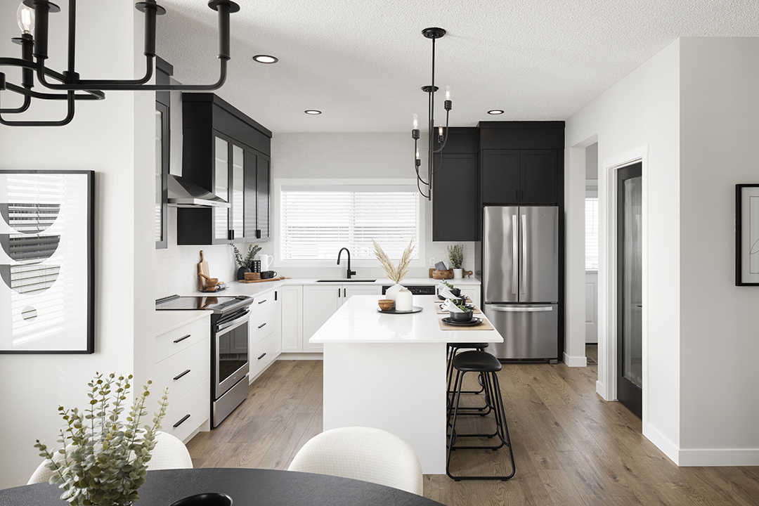 interior kitchen in wolf willow