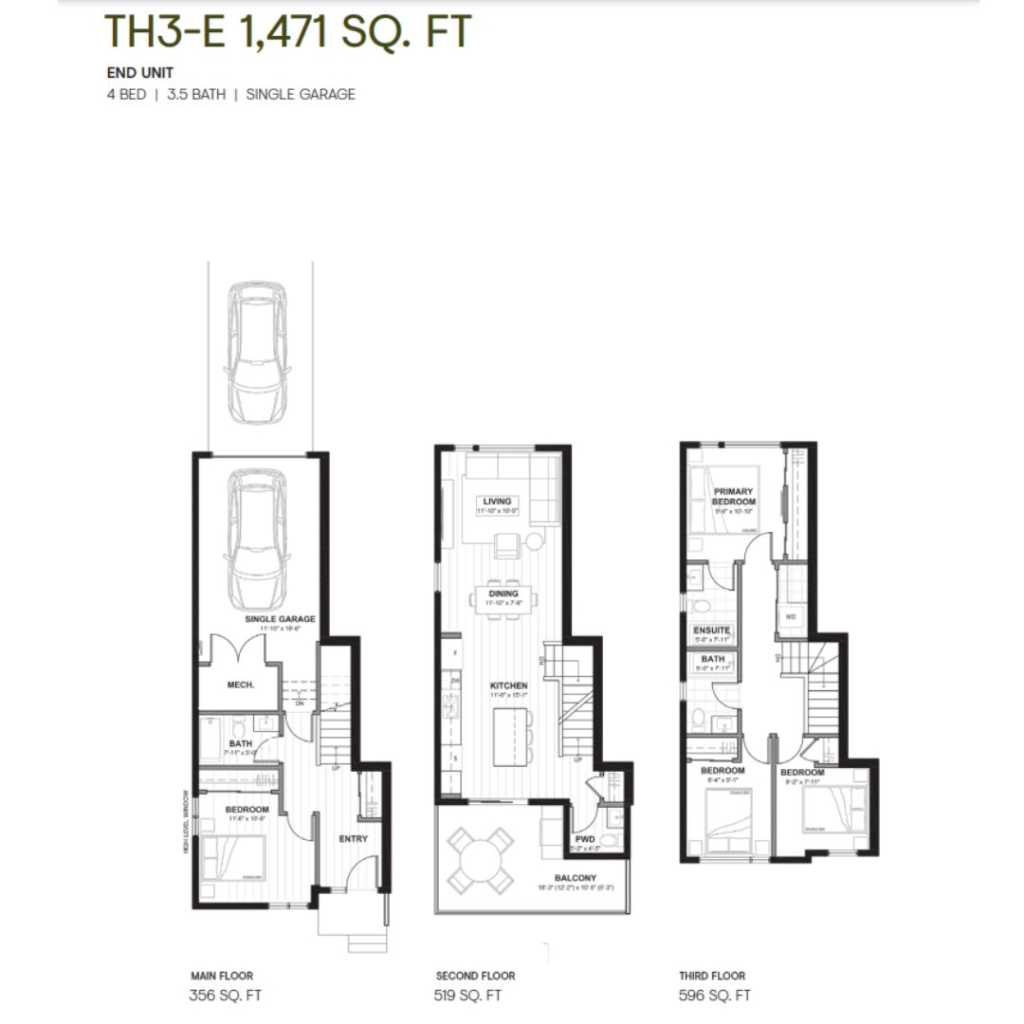 TH 3 E Floorplans