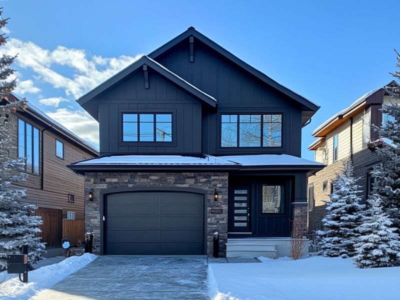 front attached garage homes in harmony