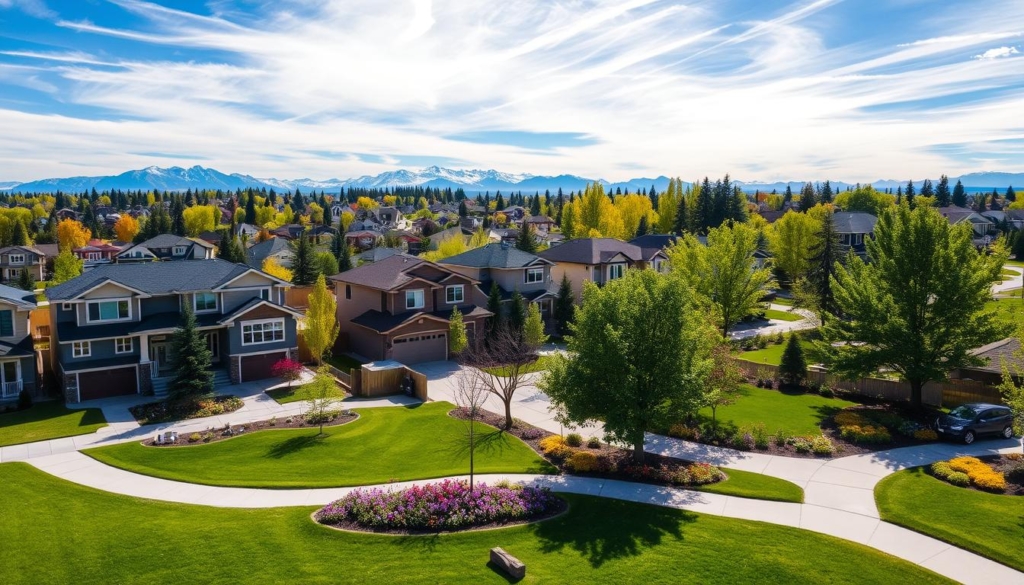 Calgary Neighborhood Landscape