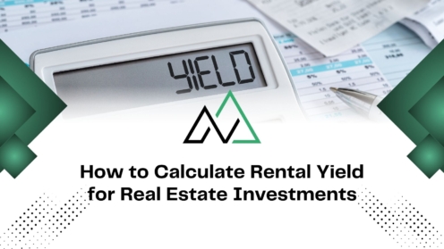 Calculator showing YIELD and text for how to calculate rental yield for real estate investments and MLI Select.