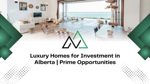 Modern luxury home interior with ocean views, showcasing prime Alberta investment opportunities and mli select options.