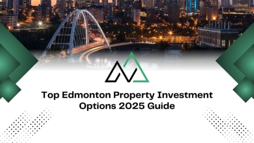 Edmonton skyline at night for the Top Edmonton Property Investment Options 2025 Guide including MLI Select insights.