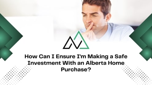 Thoughtful man considering safe Alberta home purchase investments and MLI Select options for secure financing.