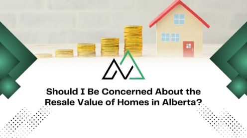 Stacks of gold coins and a toy house exploring the resale value of homes in Alberta and MLI Select investment options.