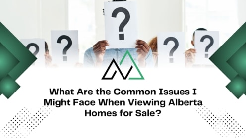People holding question marks over their faces, highlighting common issues when viewing Alberta homes for sale.