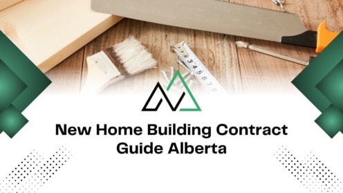 Woodworking tools on a workbench for a New Home Building Contract Guide Alberta, ideal for MLI Select developments.