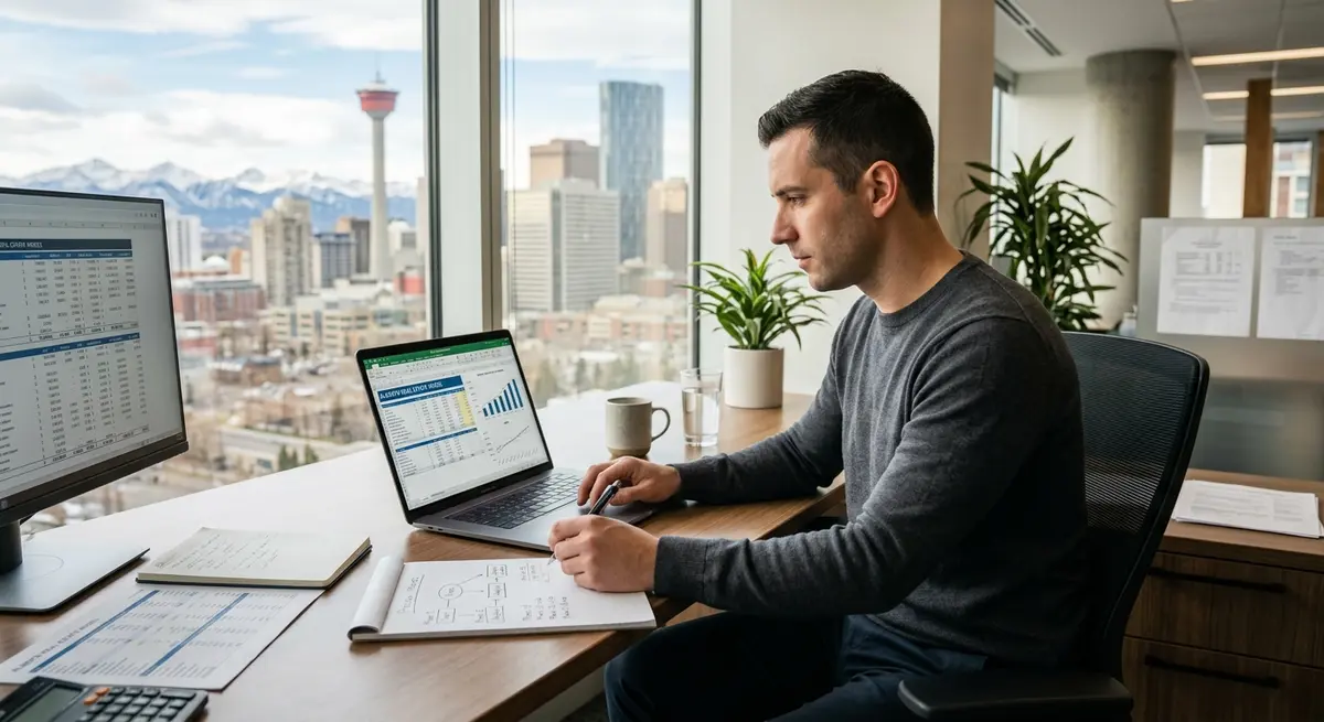 Step-by-step financial modeling process for Alberta real estate investors
