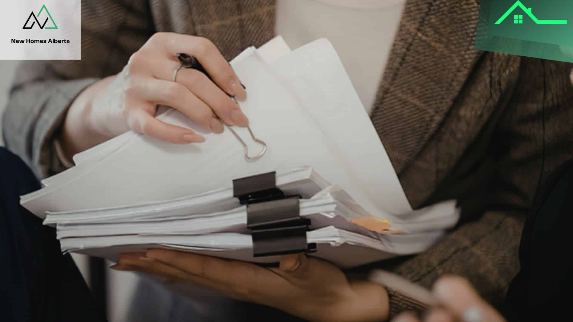 MLI Select point documentation requirements checklist New Homes for sale in Alberta