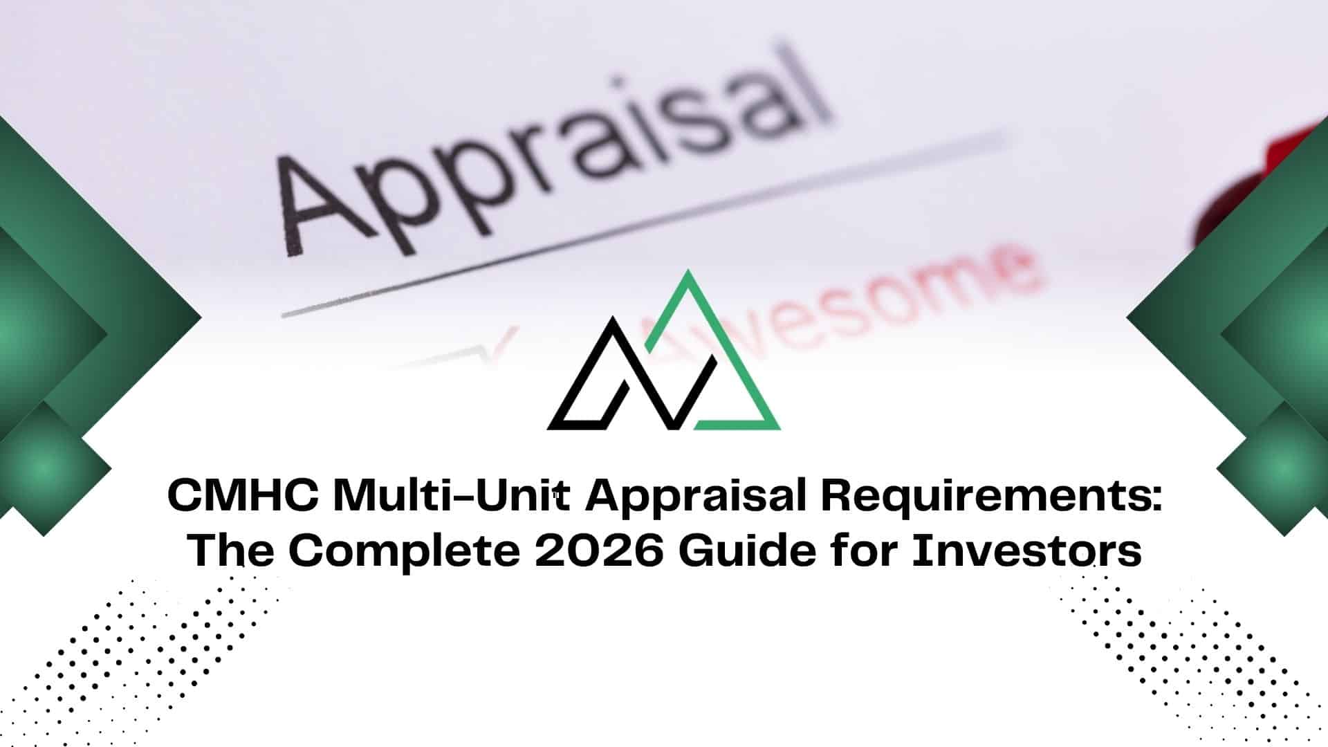 CMHC Multi Unit Appraisal Guidelines 2026 New Homes for sale in Alberta