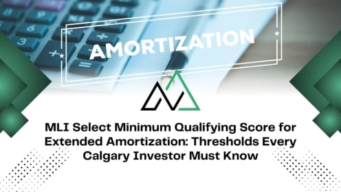 MLI Select minimum qualifying score for extended amortization New Homes for sale in Alberta