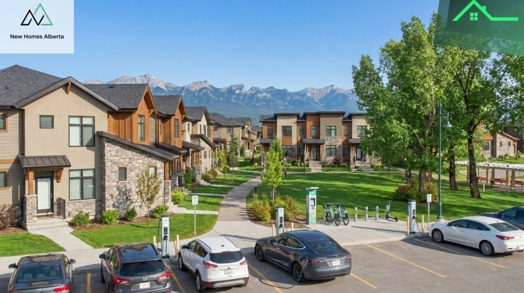 EV Charging Apartment Building MLI Select Canada New Homes for sale in Alberta