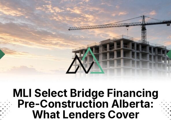MLI Select bridge financing pre-construction Alberta New Homes for sale in Alberta