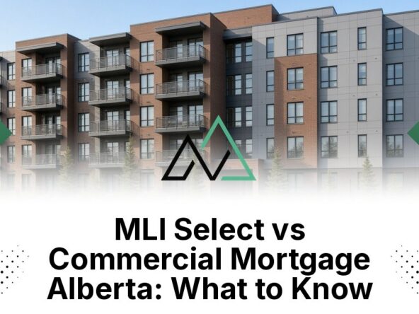 MLI Select vs commercial mortgage Alberta New Homes for sale in Alberta