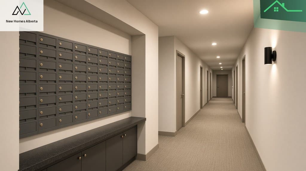 Keys and document folder on oak desk for refinance closing